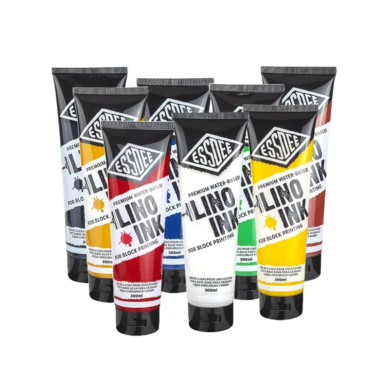 Essdee lino tinta Lino Ink, 300 ml, na bazi vode - 02 crvena