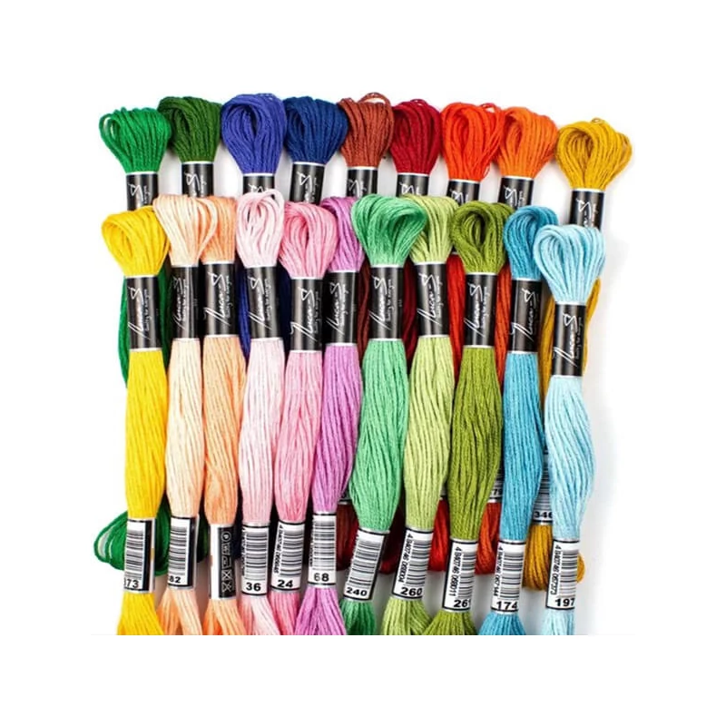 Konac za vezenje, Luca'S Stranded Cotton, 8 m - 368 (Puppets-534 / DMC-972 / Anchor-306)