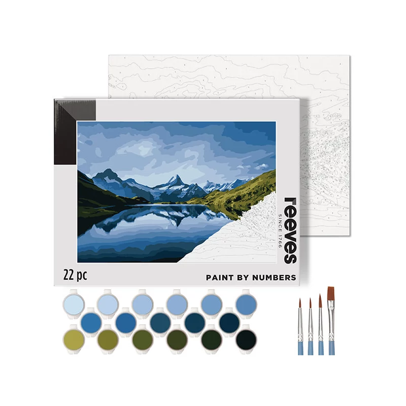 Reeves set za slikanje po brojevima, 30x40 cm - Planine