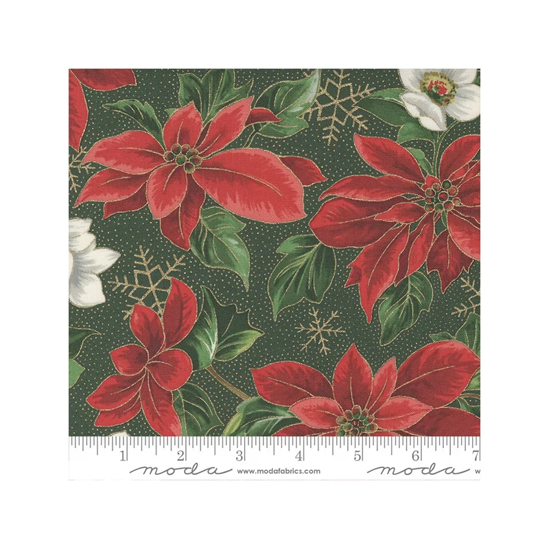 Patchwork tkanina - Moda - Merry Manor Metallic 33660-14M