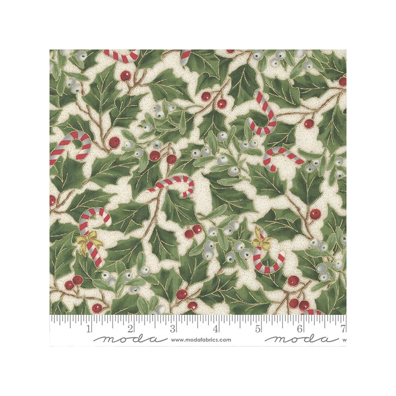 Patchwork tkanina - Moda - Merry Manor Metallic 33662-11M