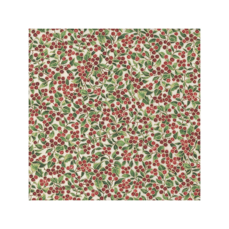 Patchwork tkanina - Moda - Merry Manor Metallic 33664-11M