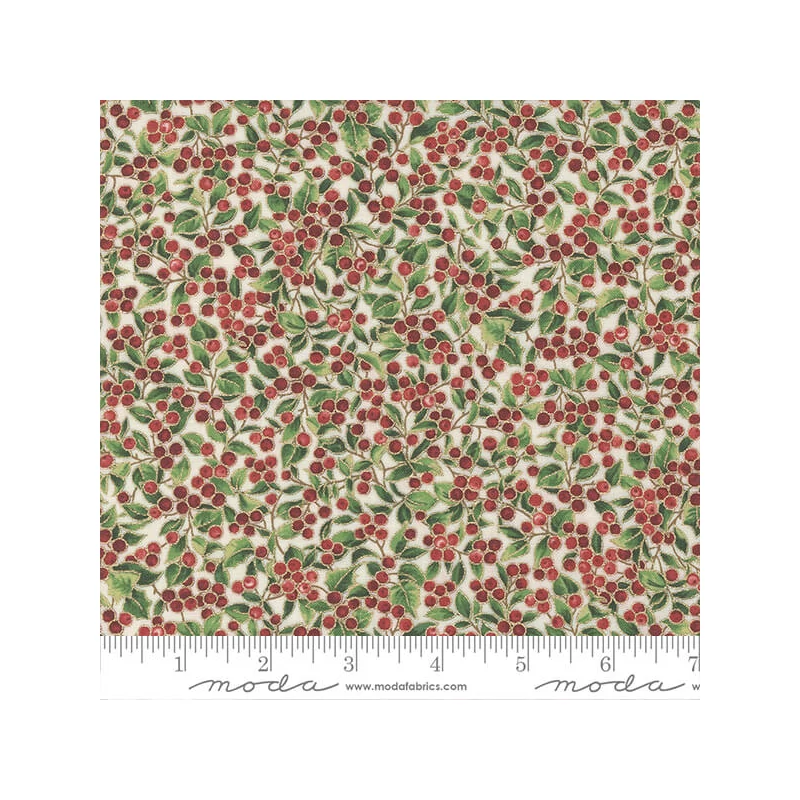 Patchwork tkanina - Moda - Merry Manor Metallic 33664-11M
