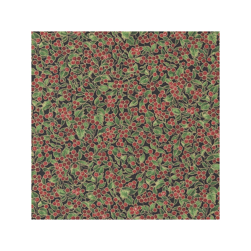 Patchwork tkanina - Moda - Merry Manor Metallic 33664-15M