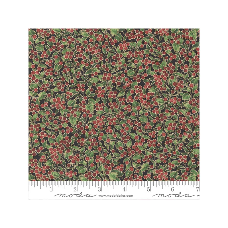 Patchwork tkanina - Moda - Merry Manor Metallic 33664-15M