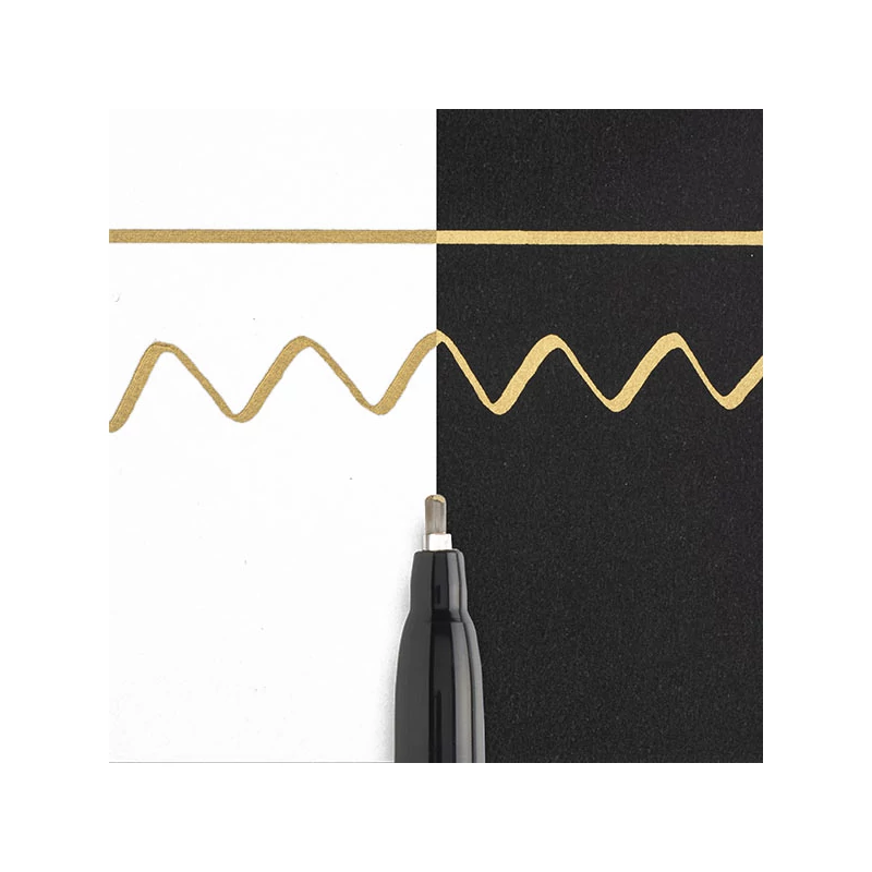 Sakura Pen-Touch Calligrapher kaligrafski lak filc, fini (1,8 mm) - zlatni