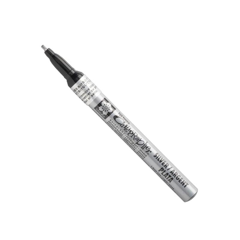 Sakura Pen-Touch Calligrapher kaligrafski lakirani filc, fini (1,8 mm) - srebrni