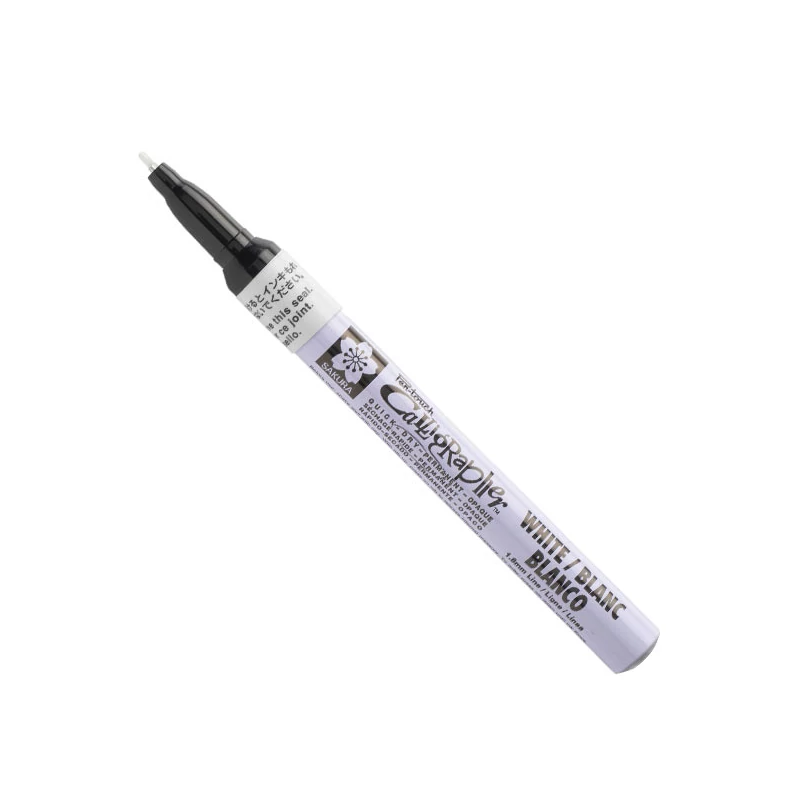Sakura Pen-Touch Calligrapher kaligrafski lak filc, fini (1,8 mm) - bijeli