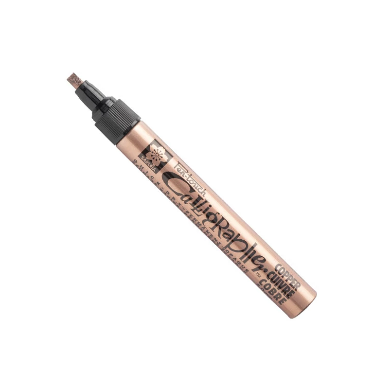 Sakura Pen-Touch Calligrapher kaligrafski lak filc, srednji (5 mm) - bakar