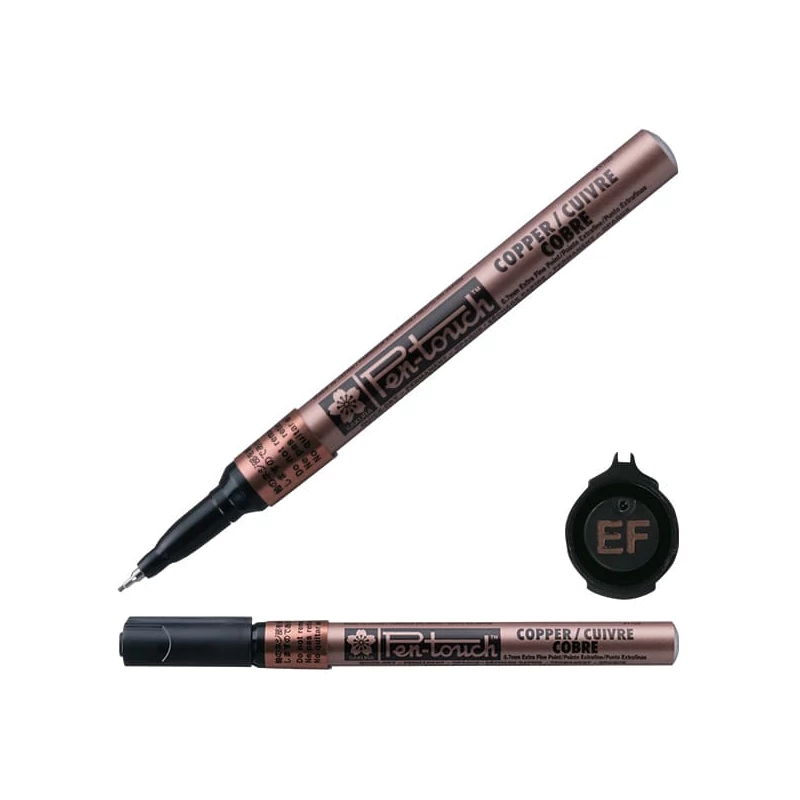 Sakura Pen-Touch lak filc, ekstra fini (0,7 mm) - bakar