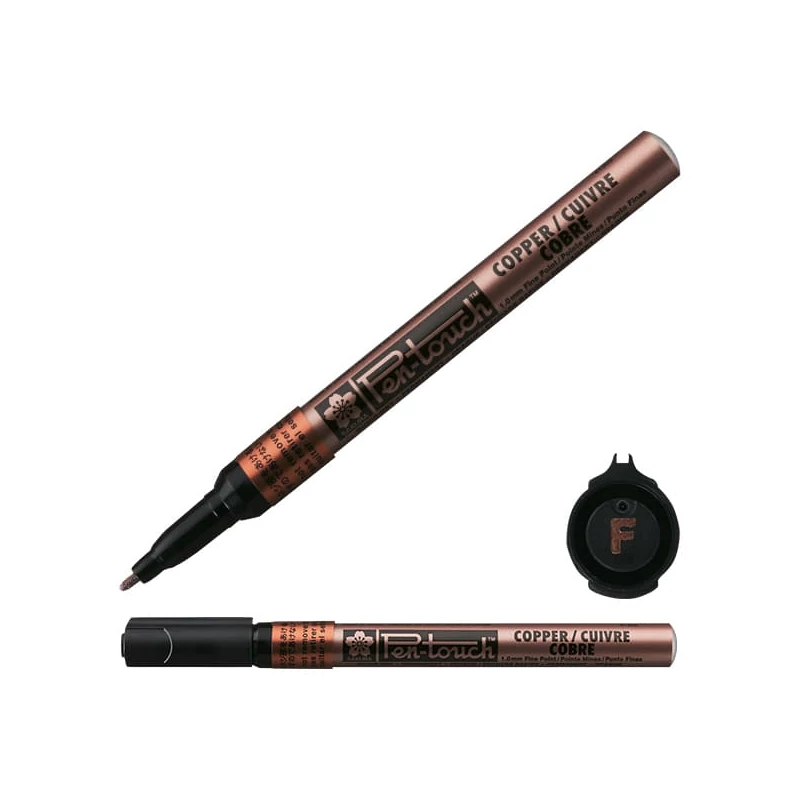 Sakura Pen-Touch lak filc, fini (1 mm) - bakar