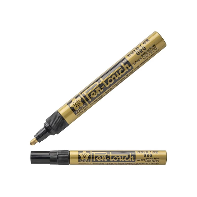 Sakura Pen-Touch lak filc, srednji (2 mm) - zlatni
