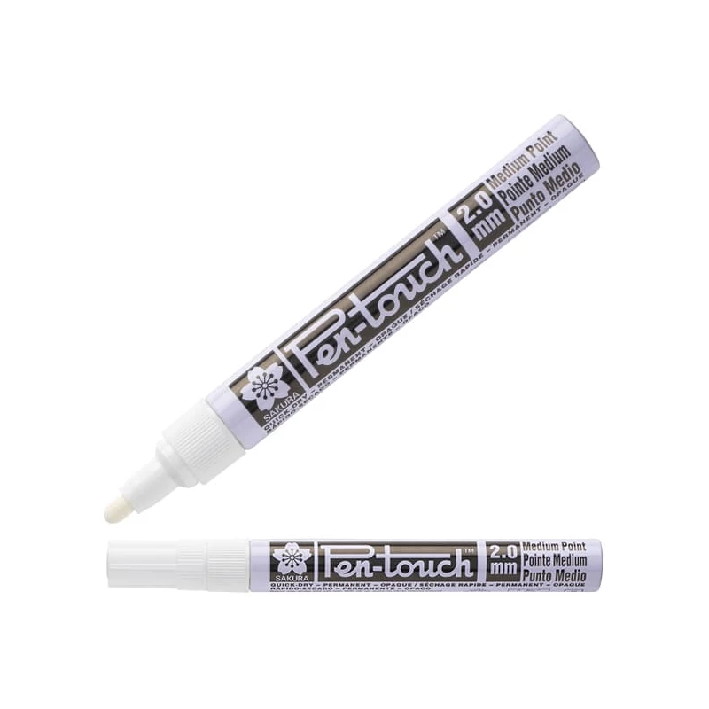 Sakura Pen-Touch filcani lak, srednji (2 mm) - bijeli