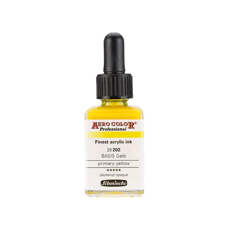 Schmincke AERO COLOR profesionalna boja za pištolj za retuširanje, 28 ml- 202, primary yellow