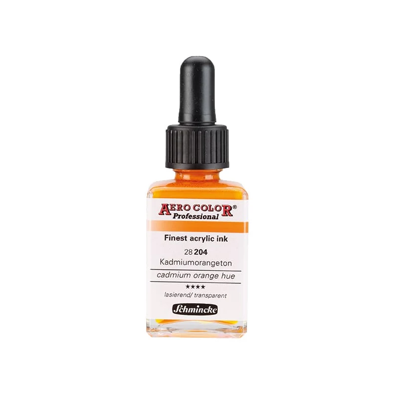 Schmincke AERO COLOR profesionalna boja za pištolj za retuširanje, 28 ml- 204, cadmium orange hue