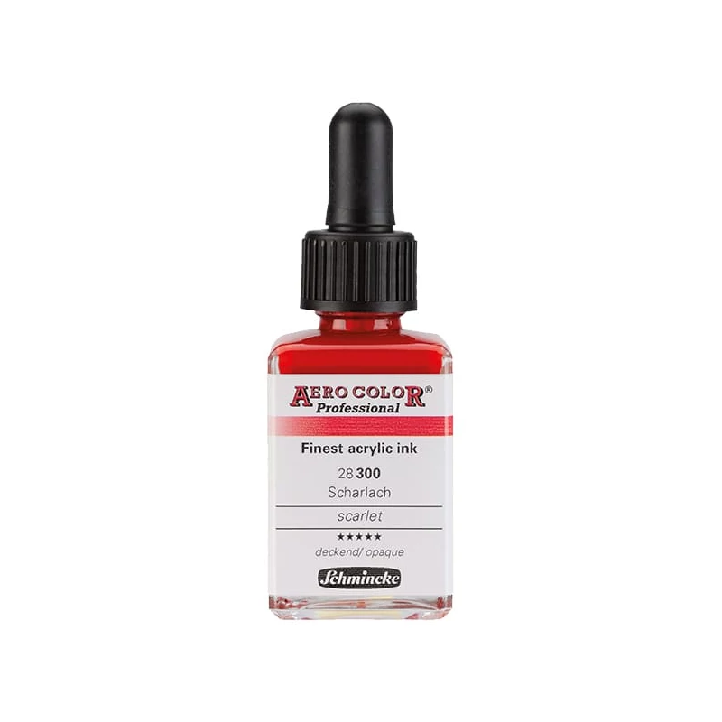 Schmincke AERO COLOR profesionalna boja za pištolj za retuširanje, 28 ml- 300, scarlet