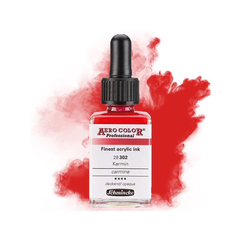 Schmincke AERO COLOR profesionalna boja za pištolj za retuširanje, 28 ml- 302, carmine