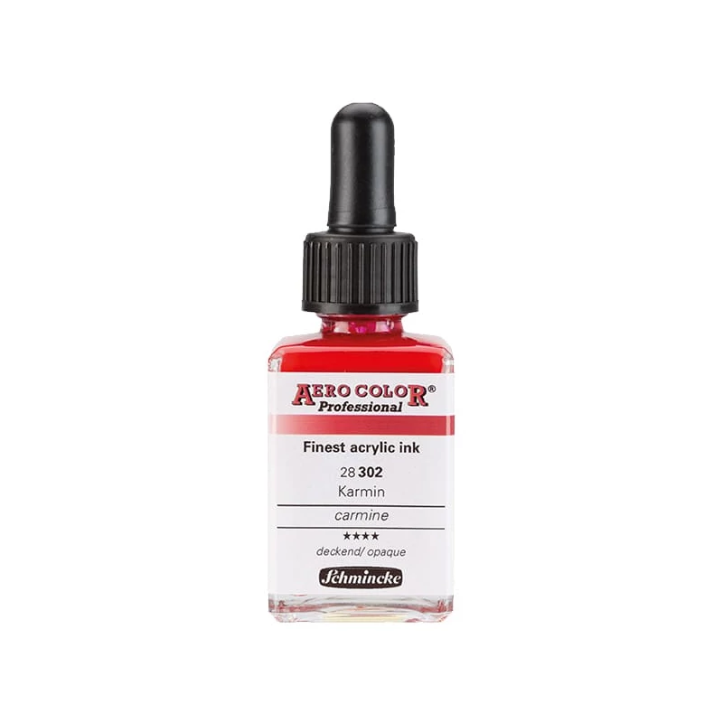Schmincke AERO COLOR profesionalna boja za pištolj za retuširanje, 28 ml- 302, carmine
