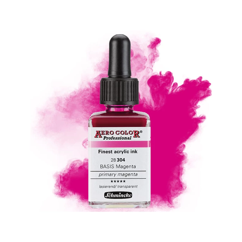 Schmincke AERO COLOR profesionalna boja za pištolj za retuširanje, 28 ml- 304, primary magenta