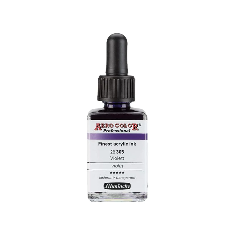 Schmincke AERO COLOR profesionalna boja za pištolj za retuširanje, 28 ml- 305, violet