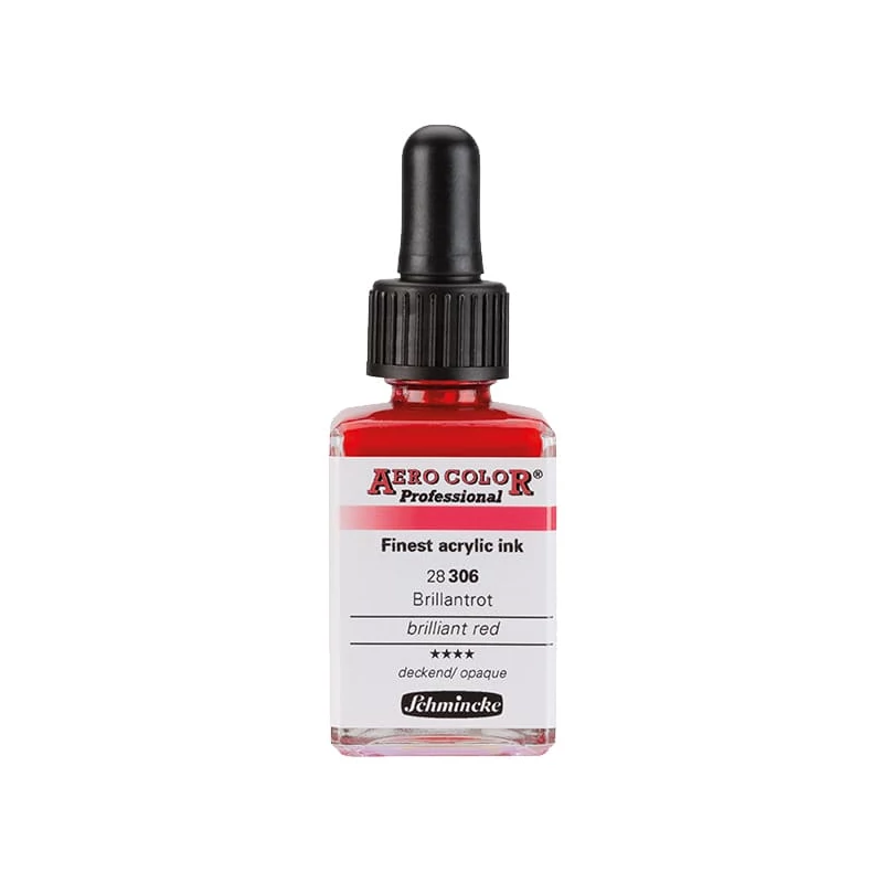 Schmincke AERO COLOR profesionalna boja za pištolj za retuširanje, 28 ml- 306, brilliant red
