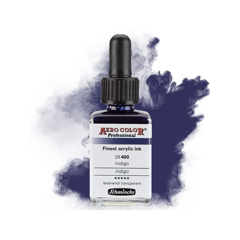 Schmincke AERO COLOR profesionalna boja za pištolj za retuširanje, 28 ml- 400, indigo