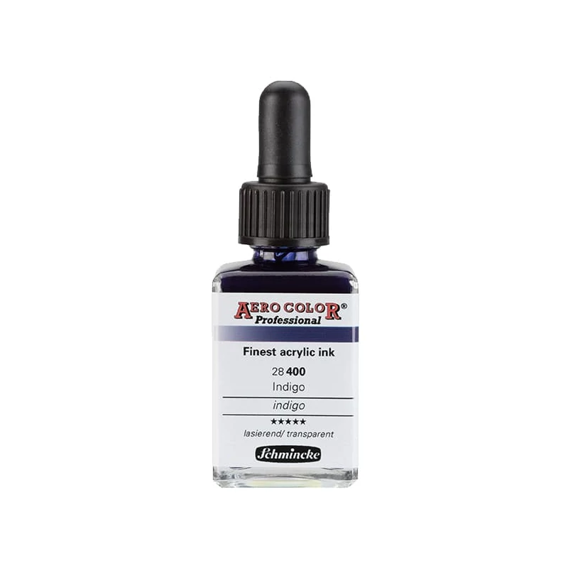 Schmincke AERO COLOR profesionalna boja za pištolj za retuširanje, 28 ml- 400, indigo