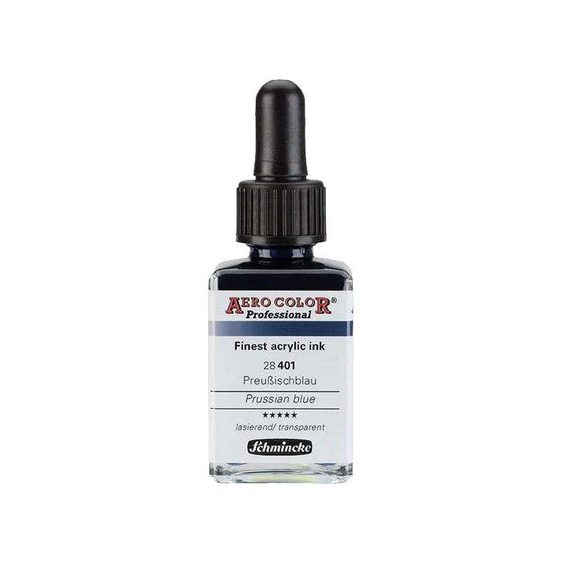 Schmincke AERO COLOR profesionalna boja za pištolj za retuširanje, 28 ml- 401, prussian blue