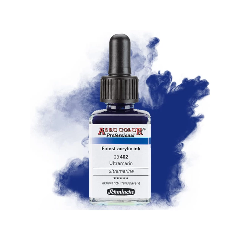 Schmincke AERO COLOR profesionalna boja za pištolj za retuširanje, 28 ml- 402, ultramarine