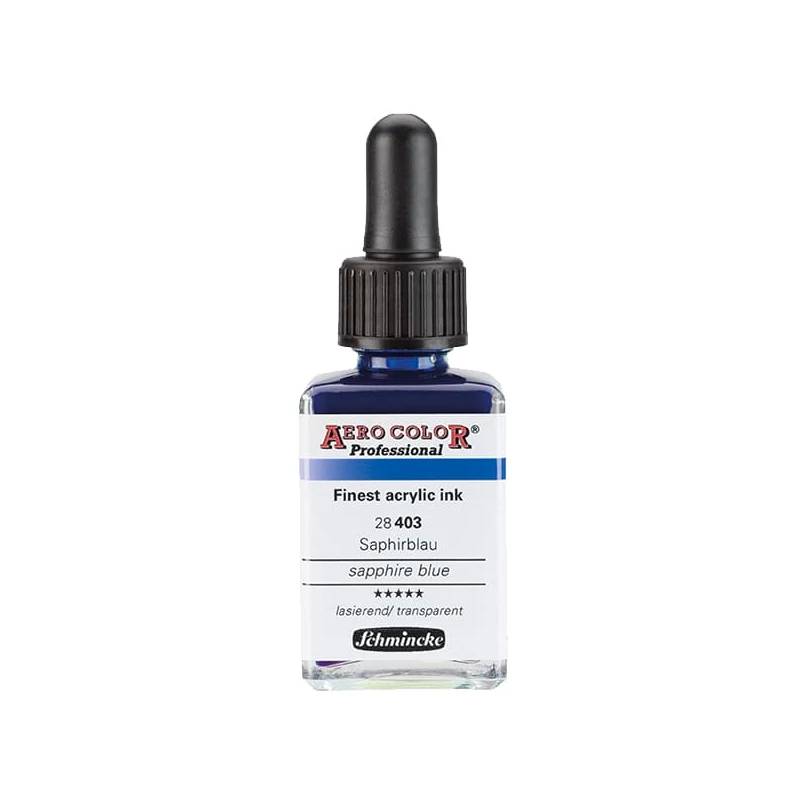 Schmincke AERO COLOR profesionalna boja za pištolj za retuširanje, 28 ml- 403, sapphire blue