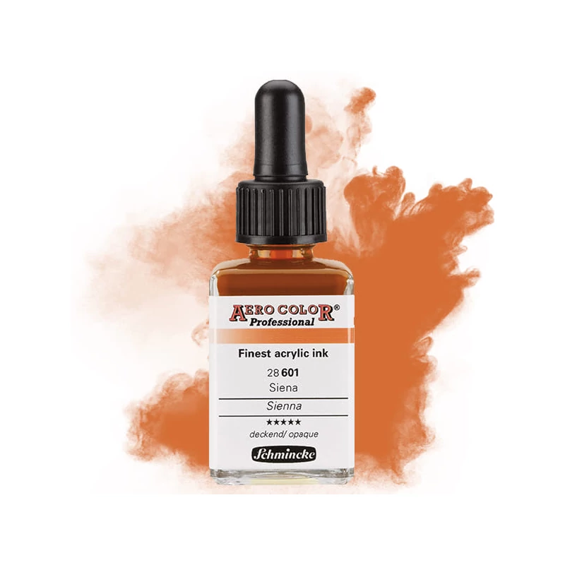 Schmincke AERO COLOR profesionalna boja za pištolj za retuširanje, 28 ml- 601, sienna