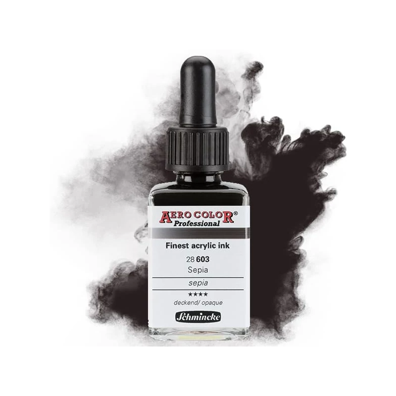 Schmincke AERO COLOR profesionalna boja za pištolj za retuširanje, 28 ml- 603, sepia