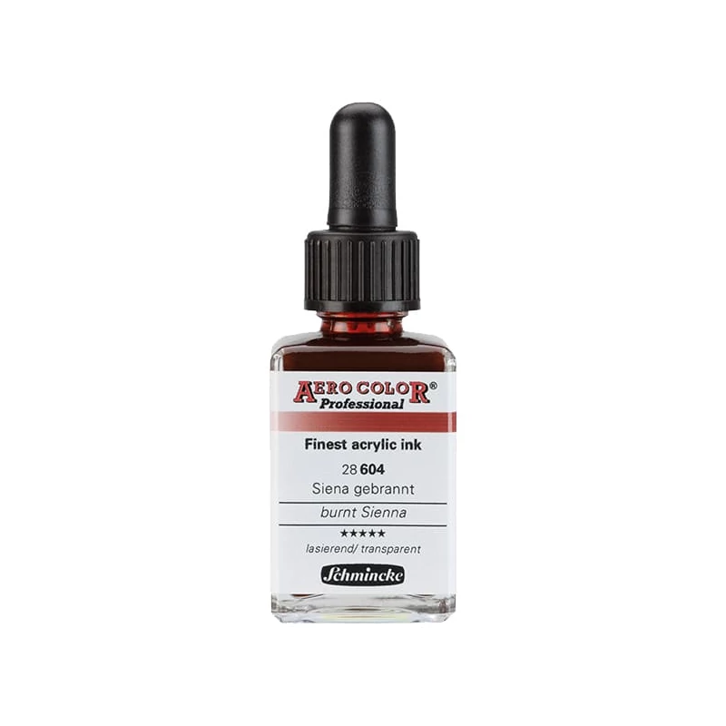Schmincke AERO COLOR profesionalna boja za pištolj za retuširanje, 28 ml- 604, burnt sienna