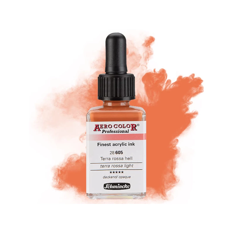 Schmincke AERO COLOR profesionalna boja za pištolj za retuširanje, 28 ml- 605, terra rossa light