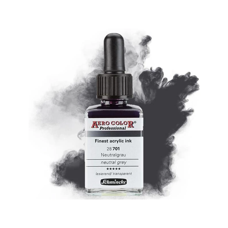 Schmincke AERO COLOR profesionalna boja za pištolj za retuširanje, 28 ml- 701, neutral grey