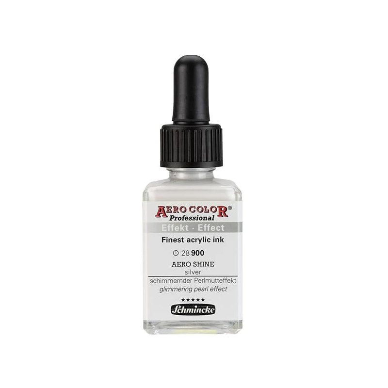 Schmincke AERO COLOR profesionalna boja za pištolj za retuširanje, 28 ml- 900, AERO SHINE silver