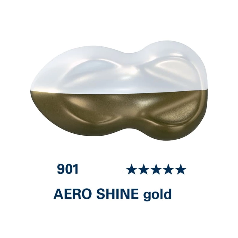 Schmincke AERO COLOR profesionalna boja za pištolj za retuširanje, 28 ml- 901, AERO SHINE gold