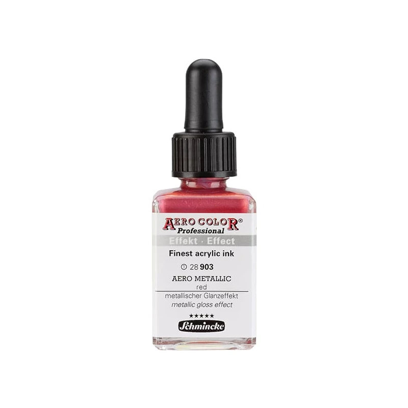 Schmincke AERO COLOR profesionalna boja za pištolj za retuširanje, 28 ml- 903, AERO METALLIC red