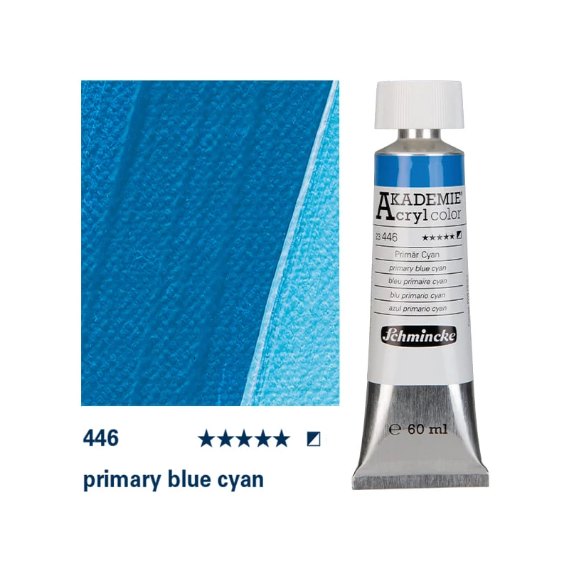 Schmincke Akademie akrilna boja, 60 ml - 446, primary blue cyan
