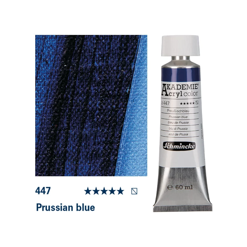 Schmincke Akademie akrilna boja, 60 ml - 447, prussian blue
