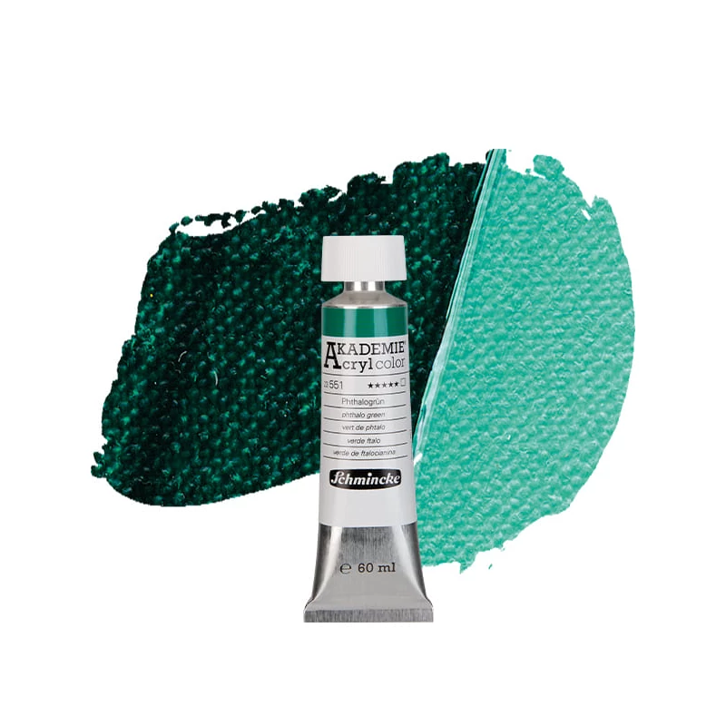 Schmincke Akademie akrilfesték, 60 ml - 551, phthalo green