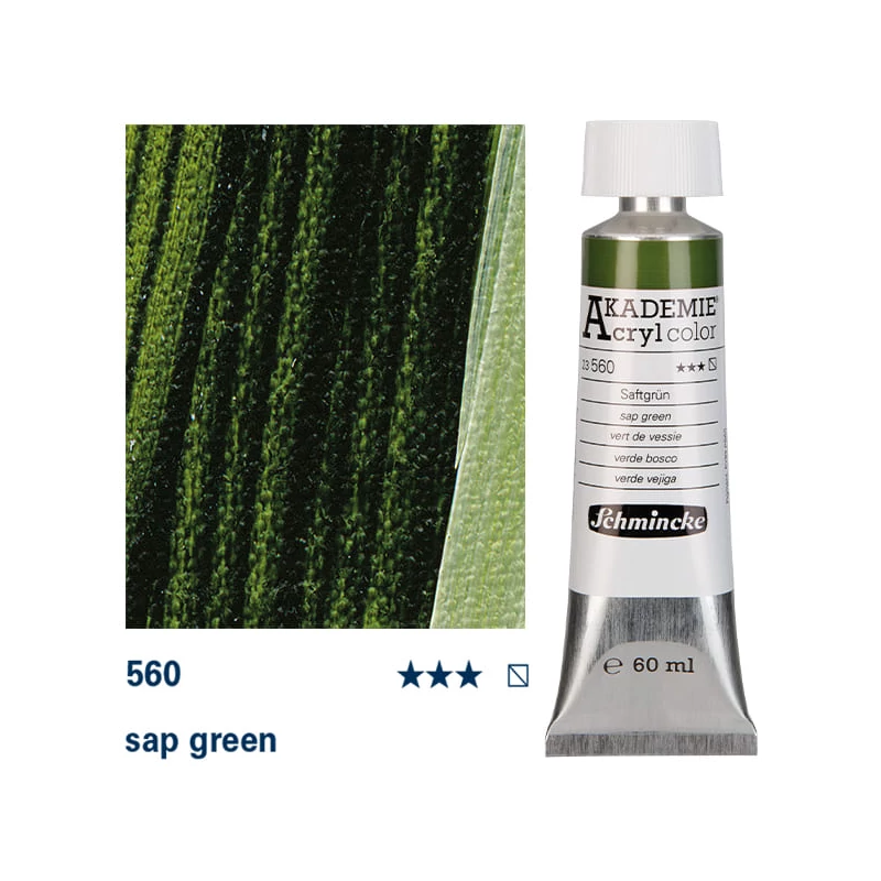 Schmincke Akademie akrilna boja, 60 ml - 560, sap green