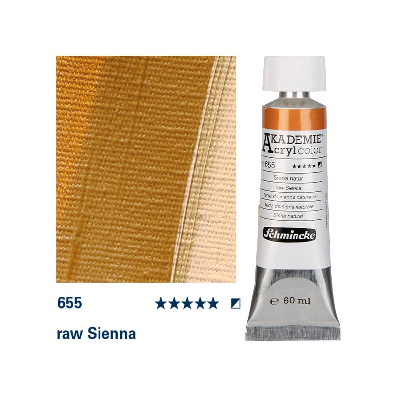 Schmincke Akademie akrilna boja, 60 ml - 655, raw sienna
