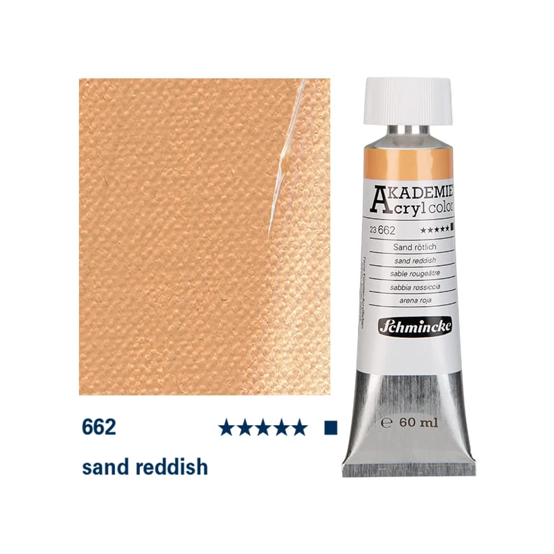 Schmincke Akademie akrilna boja, 60 ml - 662, sand reddish