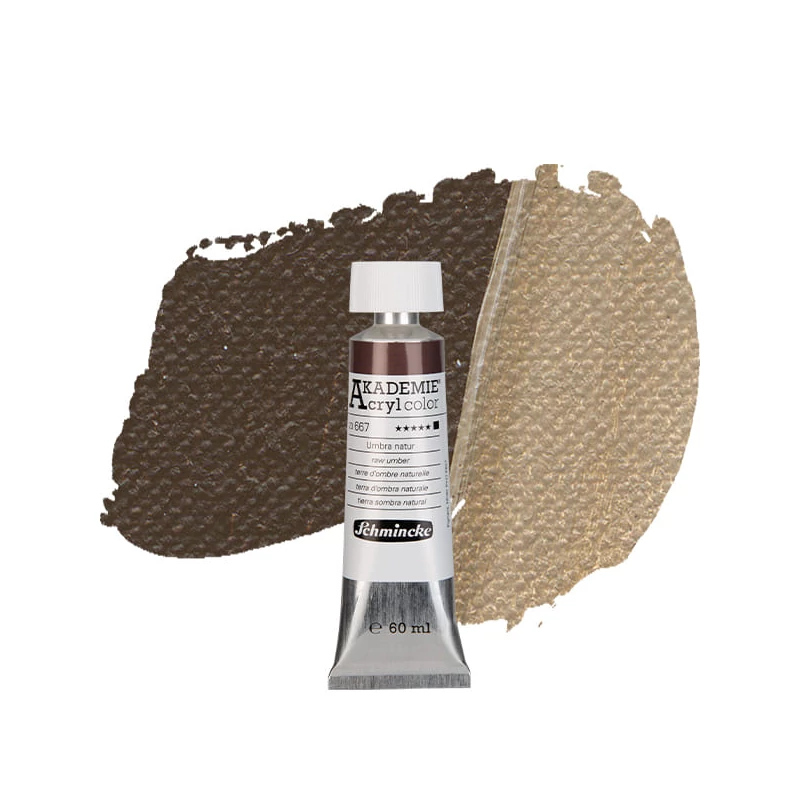 Schmincke Akademie akrilfesték, 60 ml - 667, raw umber