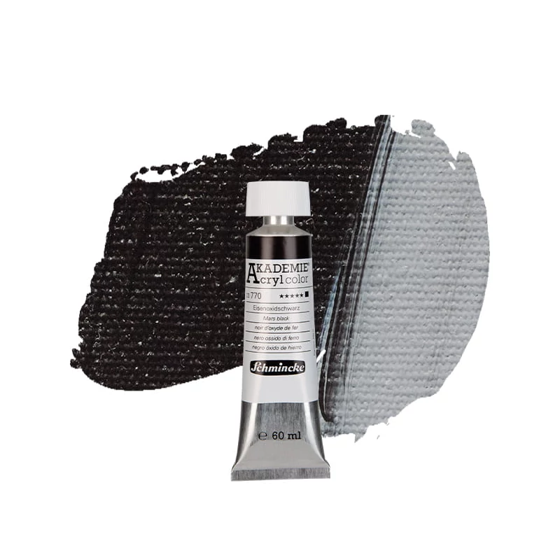 Schmincke Akademie akrilfesték, 60 ml - 770, mars black