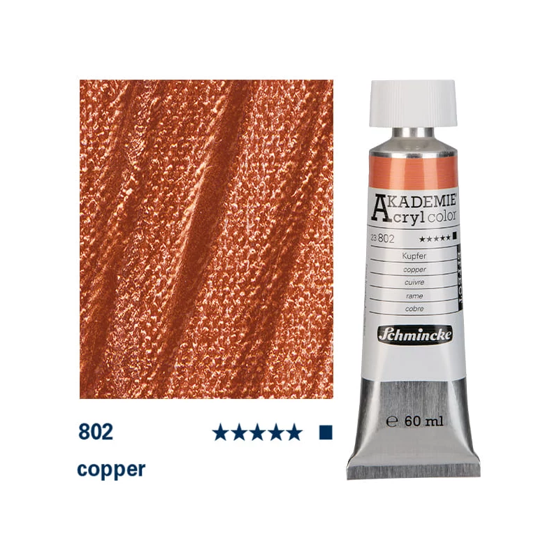 Schmincke Akademie akrilna boja, 60 ml - 802, copper