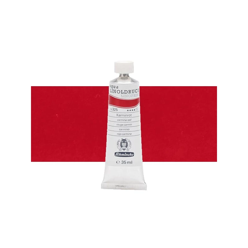 Schmincke Aqua Linoprint lino boja, 35 ml - 325, carmine red