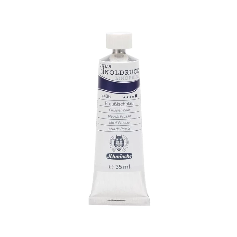 Schmincke Aqua Linoprint lino boja, 35 ml - 435, prussian blue