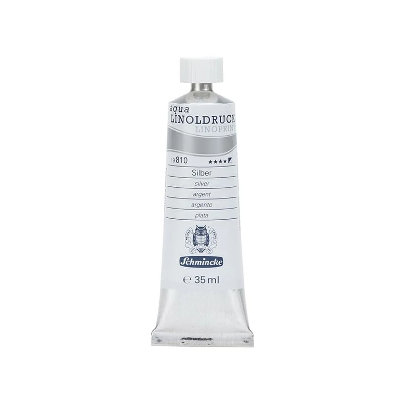 Schmincke Aqua Linoprint lino boja, 35 ml - 810, silver